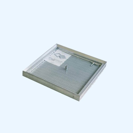 Барьер 2 50х50 Алюминиевый напольный люк со съемной крышкой